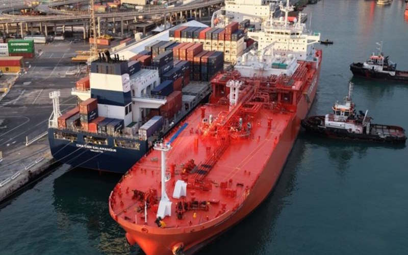 CMA CGM CARRIES OUT FIRST STS LNG BUNKERING IN ITALY