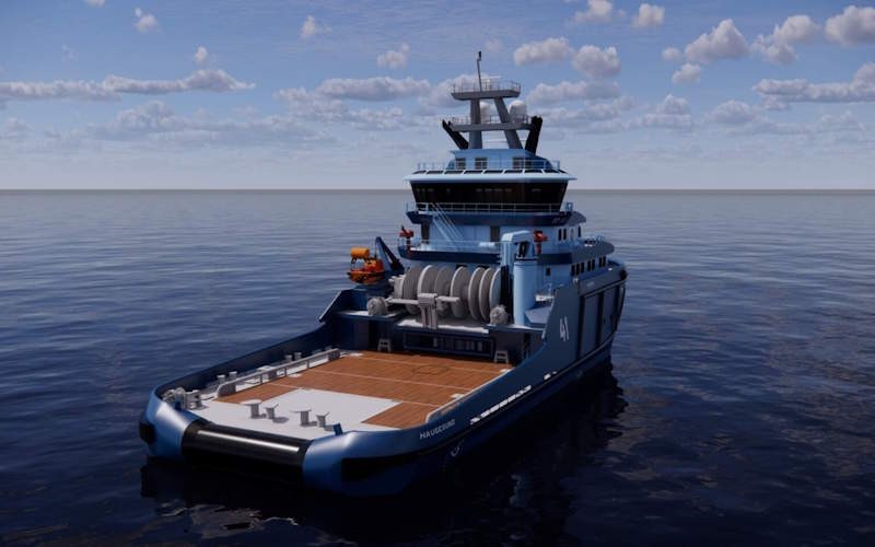 ØSTENSJØ ORDERS METHANOL-READY HYBRID TUG FROM GONDAN