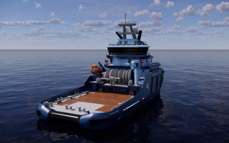 ØSTENSJØ ORDERS METHANOL-READY HYBRID TUG FROM GONDAN