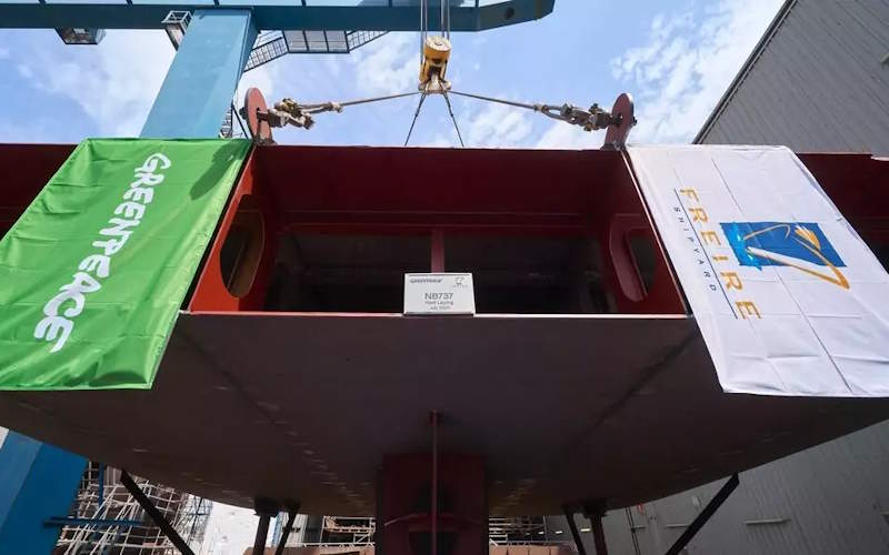 AYK BATTERIES FOR GREENPEACE ELECTRIC NEWBUILD