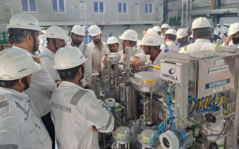 ANGLO-EASTERN HOLDS TRAINING TO PREPARE FOR AMMONIA-FUEL