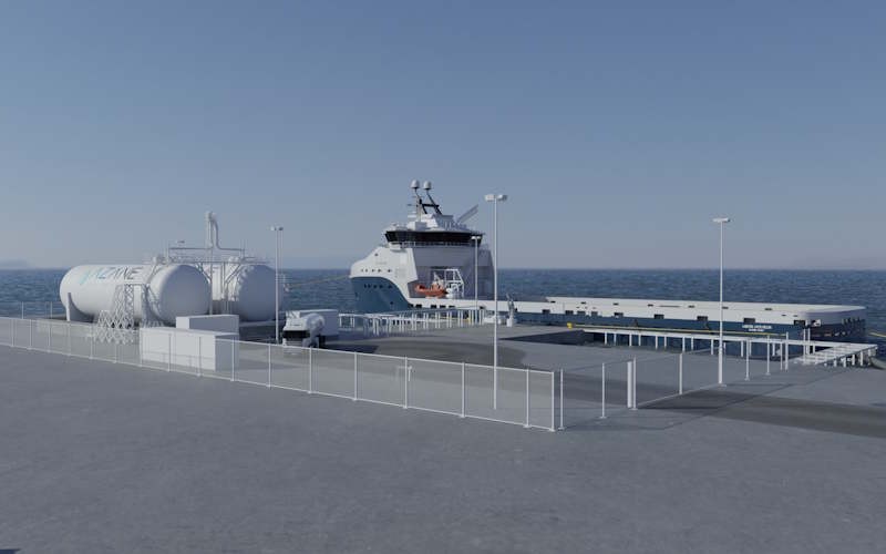 ENOVA FINANCE FOR AZANE AMMONIA BUNKERING TERMINALS