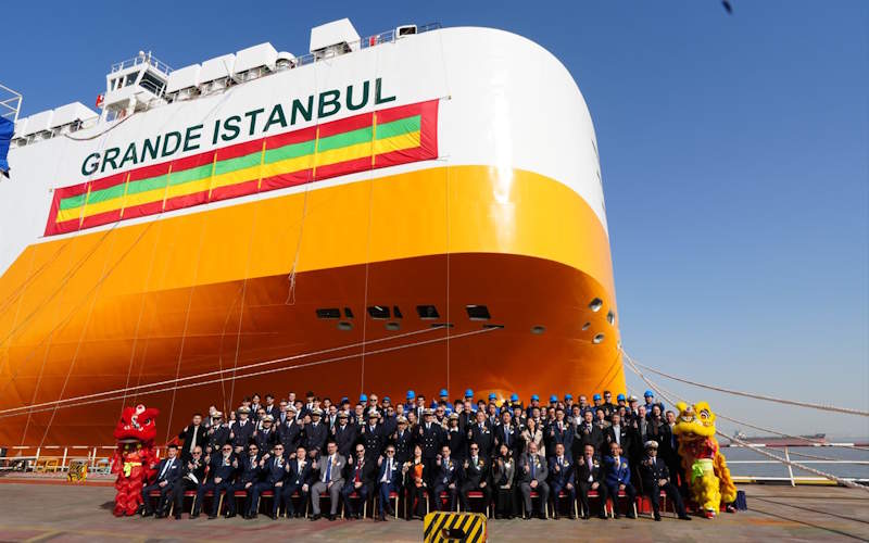 FOURTH AMMONIA-READY PCTC DELIVERED TO GRIMALDI