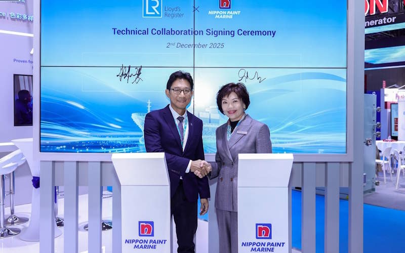 NIPPON PAINT MARINE AND LR COLLABORATE ON HULL COATING PERFORMANCE