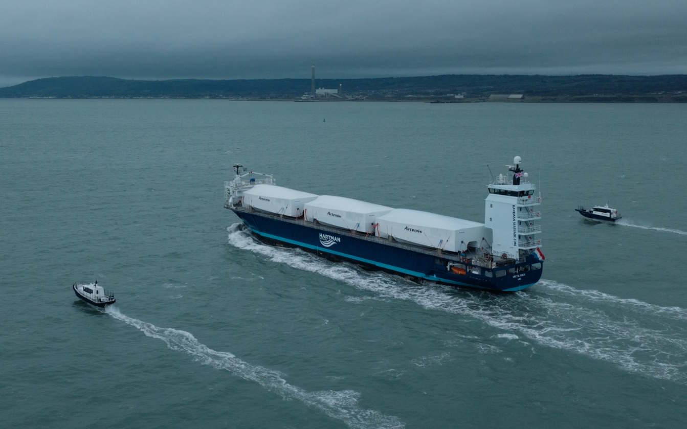 ARTEMIS DELIVERS ELECTIC HYDROFOIL FERRIES TO BELFAST