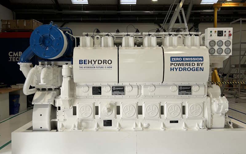 BELGIAN HYDROGEN ENGINE UNVEILED