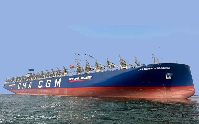CMA CGM’S 400TH OWNED VESSEL IS METHANOL FUELLED