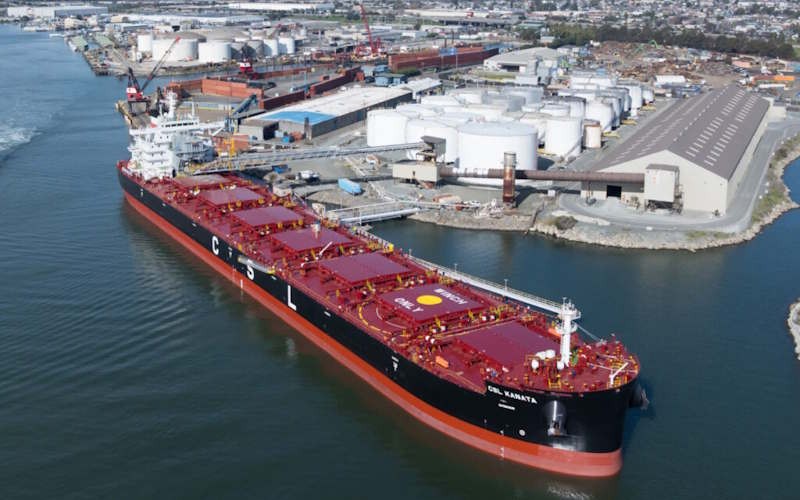 CSL RECEIVES METHANOL-READY SELF-UNLOADING BULKER