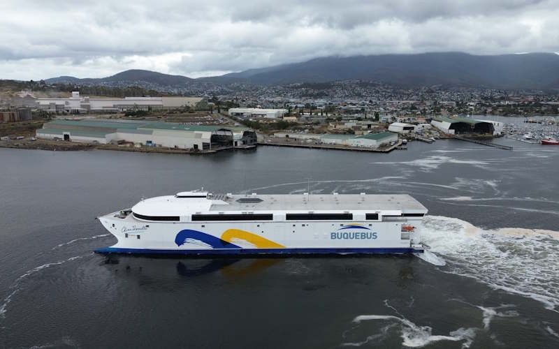 INCAT BATTERY-ELECTRIC FERRY BEGINS HARBOUR TRIALS