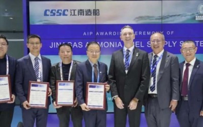 BV ISSUES AiP TO FOUR JIANGNAN SHIPYARD GREEN SHIPPING PROJECTS