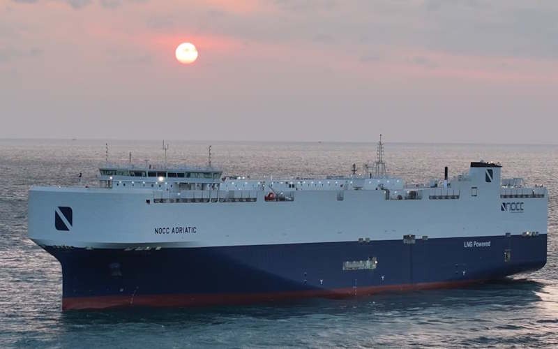 CIMC RAFFLES HANDS OVER SECOND GREEN PCTC TO NOCC