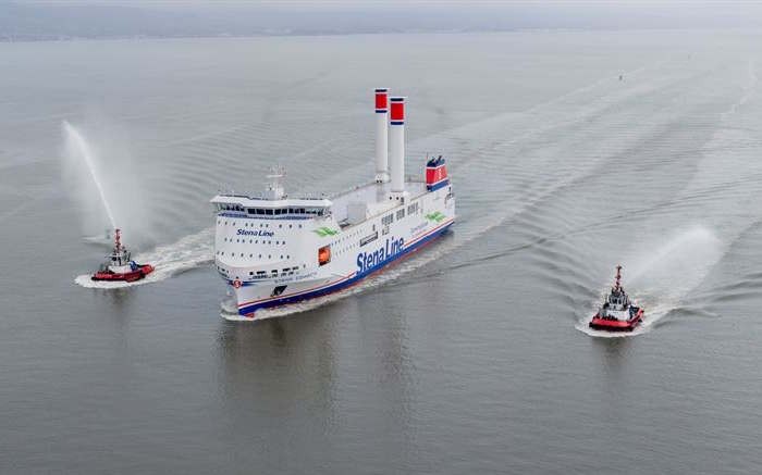STENA GREEN RO-RO NEWBUILD ARRIVES FOR NI FREIGHT SERVICE