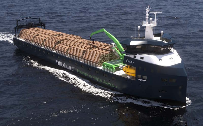 AMMONIA POWER FOR NOWEGIAN CARGO SHIP