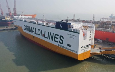 GRIMALDI RECEIVES EIGHTH AMMONIA-READY PCTC