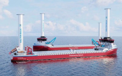 NSD DESIGNS SAIL-ASSISTED BULK CARRIER NEWBUILDS FOR HALTEN BULK