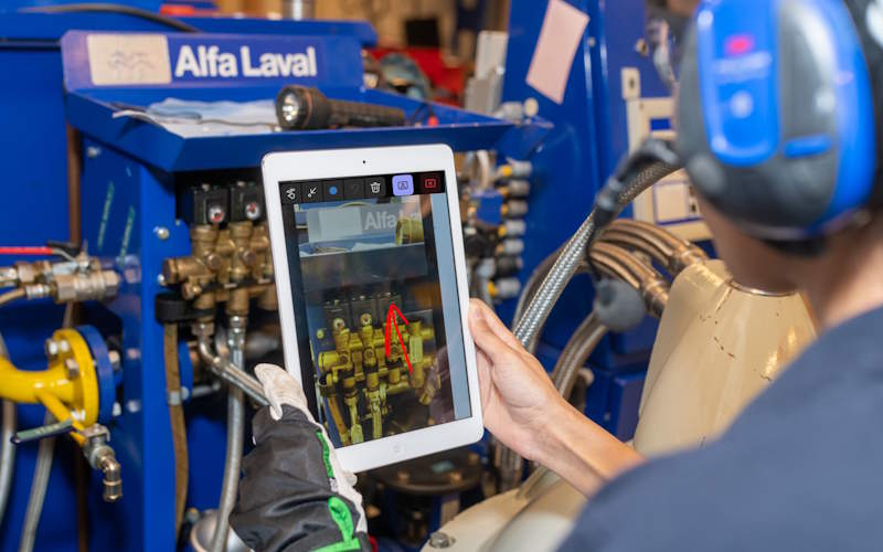 AR service Alfa Laval (BlueC)