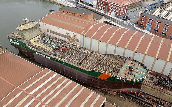 SCHOTTEL PROPULSION FOR HYBRID BUNKER TANKER
