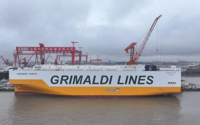TENTH AMMONIA-READY VESSEL DELIVERED TO GRIMALDI