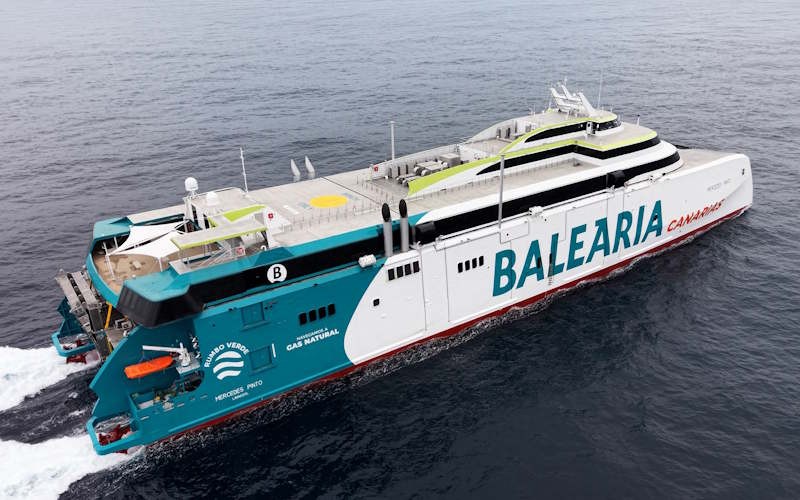 LOW-EMISSION FAST FERRY COMPLETES SEA TRIALS