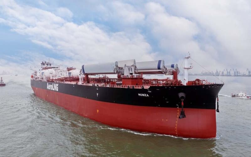 UML RECEIVES THIRD WINDWINGS- EQUIPPED LR2 TANKER