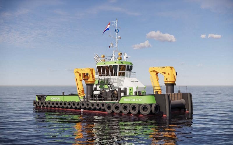 DAMEN SIGNS ORDER FOR LOW-EMISSION WORKBOAT