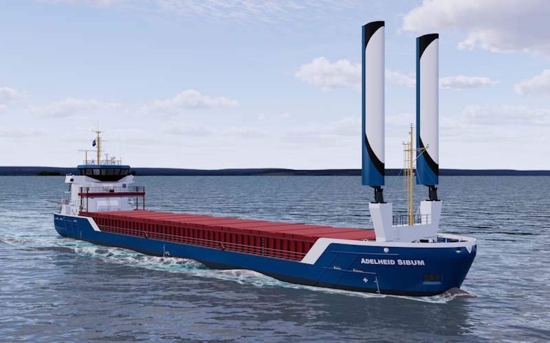 SIBUM RECEIVES FOURTH LOW-EMISSION DAMEN COMBI FREIGHTER