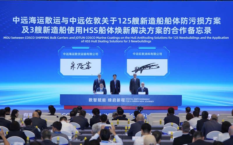 JOTUN TO SUPPLY ANTIFOULINGS FOR 125 COSCO NEWBUILDS