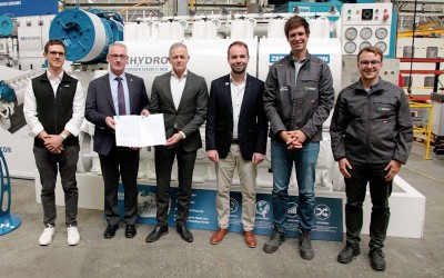 LR GRANTS FIRST CLASS APPROVAL FOR BeHydro 100% HYDROGEN MARINE ENGINE