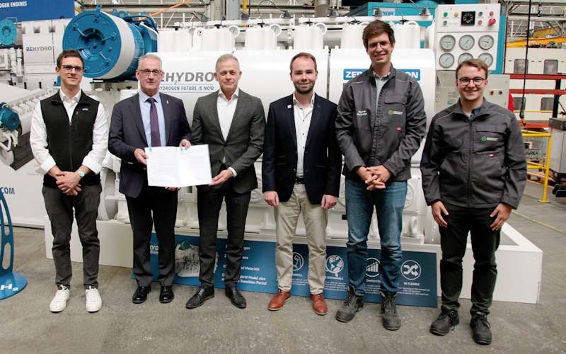 LR GRANTS FIRST CLASS APPROVAL FOR BeHydro 100% HYDROGEN MARINE ENGINE