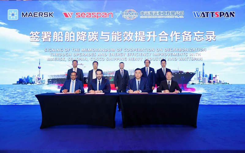 SEASPAN ANNOUNCES DECARBONISATION RETROFIT ON SHIPS CHARTERED TO MAERSK