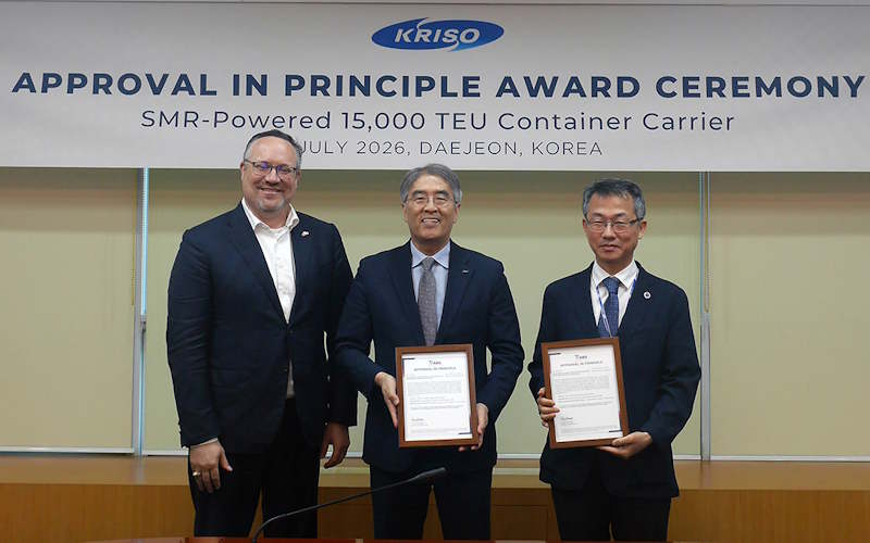 ABS APPROVES DESIGN FOR NUCLEAR-POWERED CONTAINER SHIP