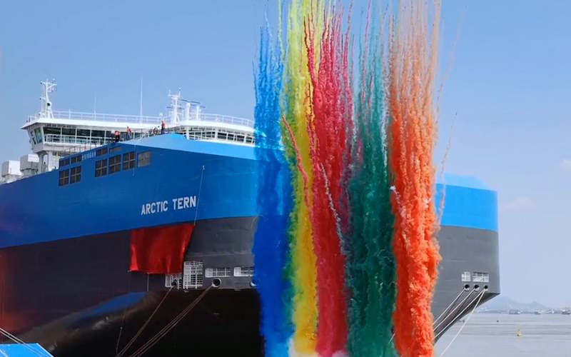 WALLENIUS WILHELMSEN RECEIVES FIRST SHAPER CLASS SUSTAINABLE PCTC