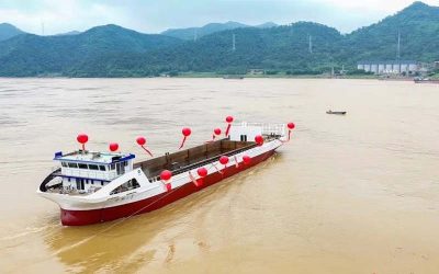 CHINA LAUNCHES H2-POWERED INLAND CARGO SHIP