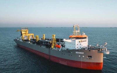 IHC DELIVERS SUSTAINABLE DREDGER TO BOSKALIS