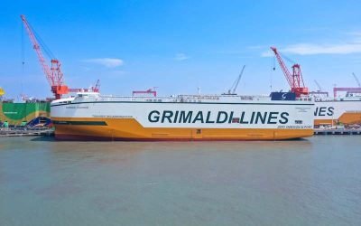 FIRST OF NEXT-GENERATION AMMONIA-READY PCTCs DELIVERED TO GRIMALDI