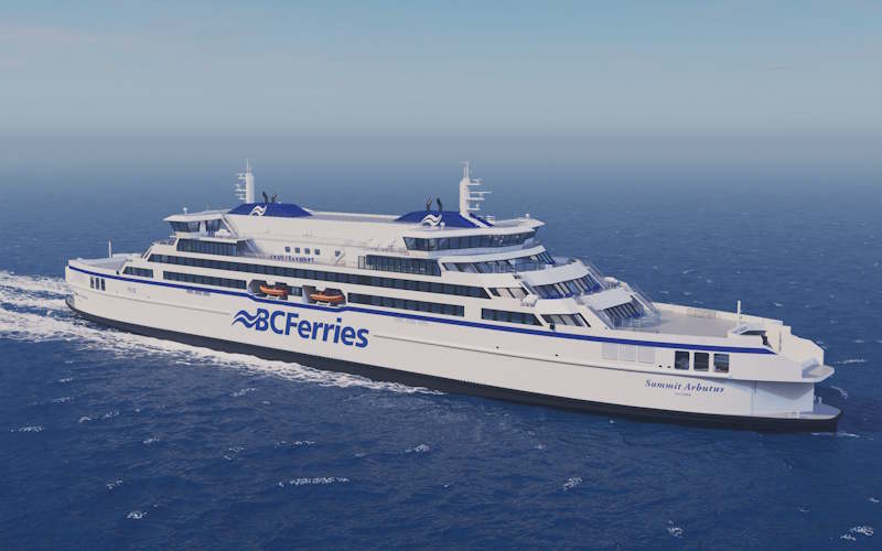 CORVUS TO POWER FOUR BC FERRIES NEWBUILD RO-PAXES