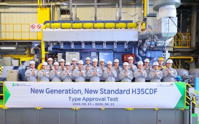 HHI-EMD ACHIEVES TYPE APPROVAL FOR LATEST HiMSEN DUAL FUEL ENGINE