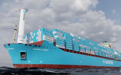 ANEMOI TO FIT ROTOR SAIL TO MAERSK CONTAINER SHIP