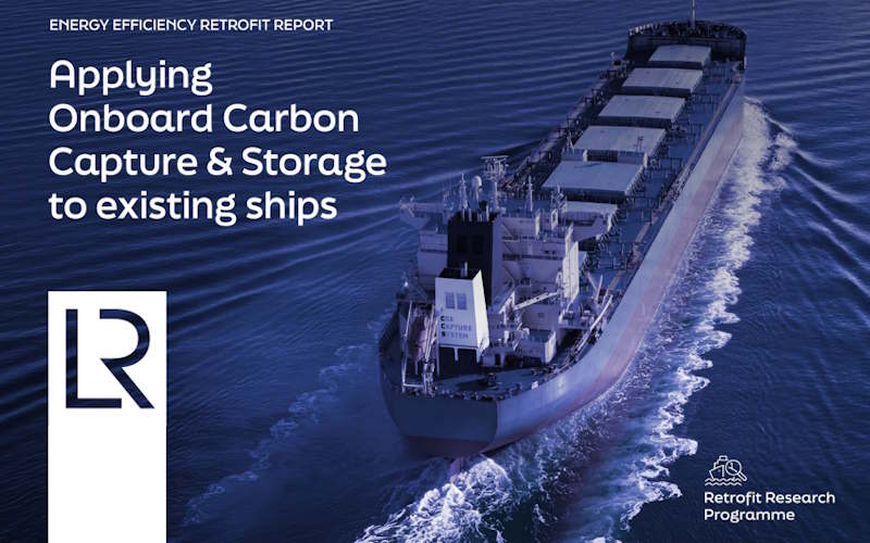 LR PUBLISHES STUDY ON ONBOARD CARBON CAPTURE