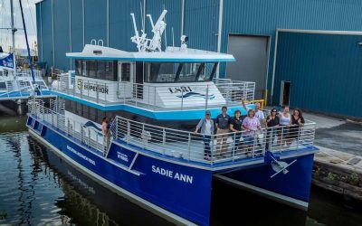 BATTERY-HYBRID EDUCATION AND RESEARCH VESSEL BEGINS SERVICE IN US