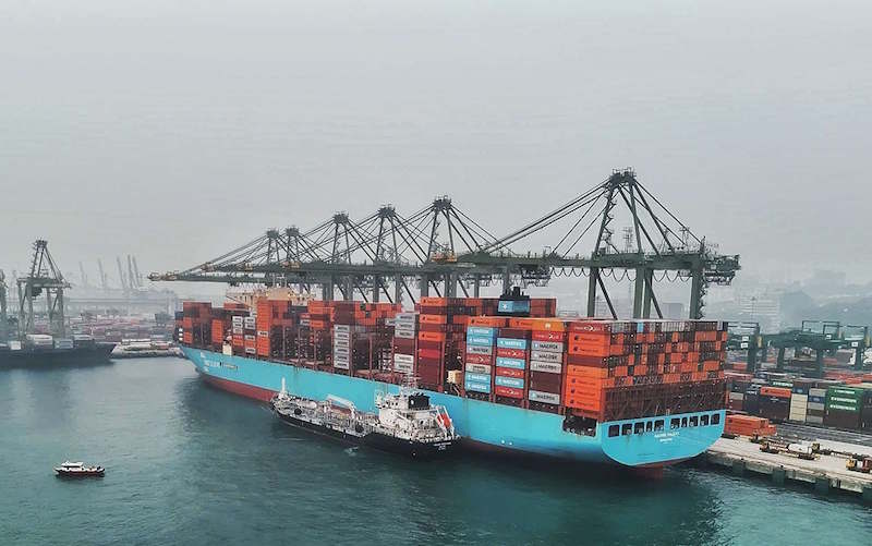 MAERSK PERFORMS LARGEST ETHANOL BUNKERING IN SINGAPORE